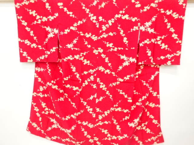 Japanese Kimono / Chirimen Kinsha Silk